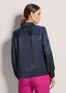 Hemdbluse mit Jacquard-Dessin thumbnail 4