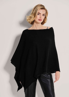 Kaschmir-Poncho mit V-Ausschnitt thumbnail 2