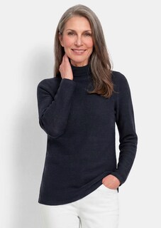 Feiner Strickpullover mit Stehkragen thumbnail 1