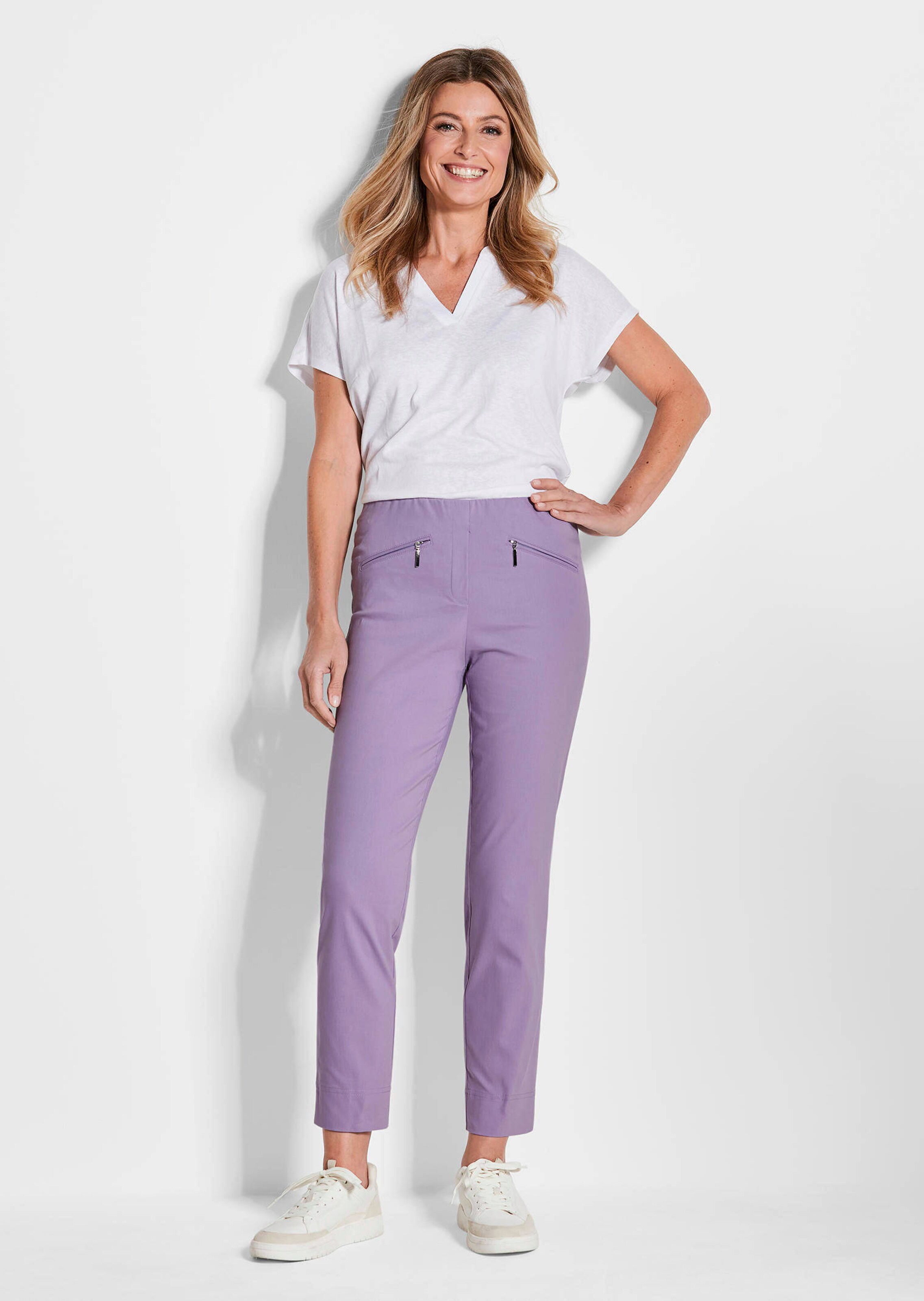 Pantalon 7/8 en bengaline LOUISA thumbnail 2