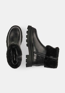 Boots aus Leder mit Fell-Optik thumbnail 2