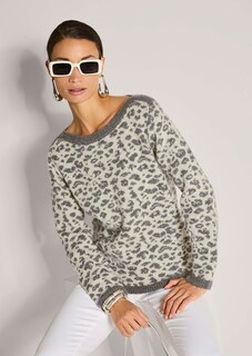 Pull en maille à motif léopard thumbnail 5