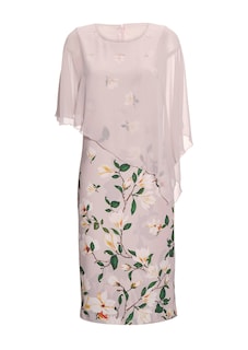 Kleid mit floralem Druck und Chiffonüberwurf thumbnail 6