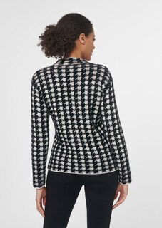 Stehkragen-Pullover mit Jacquard-Muster thumbnail 4