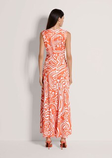Ärmelloses Kleid mit Unikat-Print thumbnail 4