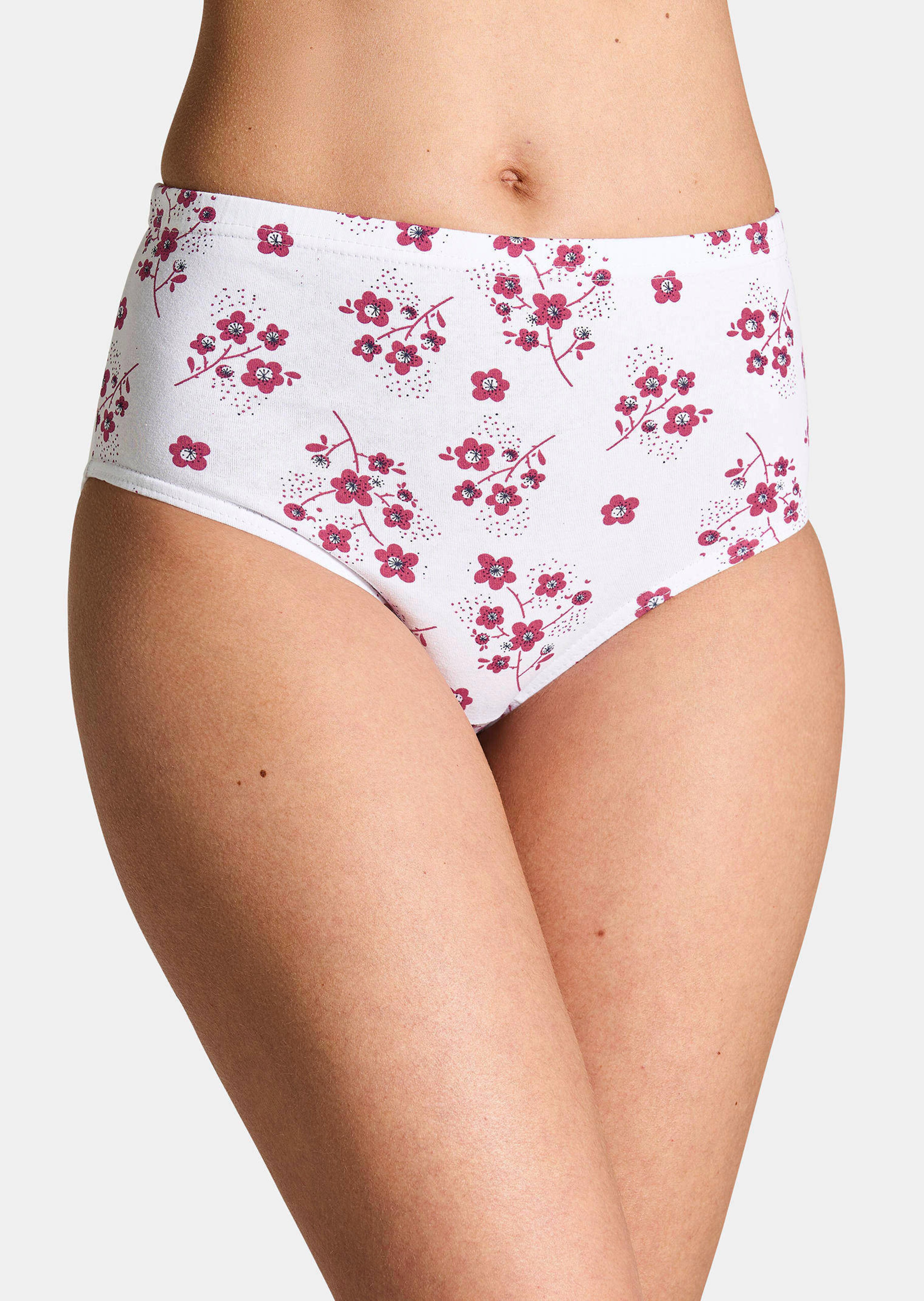 Lot de slips taille haute en coton