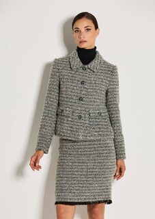 Tweed-Blazer mit französischem Esprit thumbnail 2