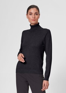 Pull en maille fine avec viscose et élasthanne thumbnail 2