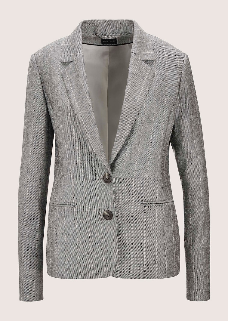 Blazer mit Paspeltaschen