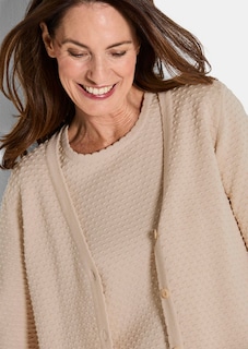 Veste en tricot avec motif à pois thumbnail 4