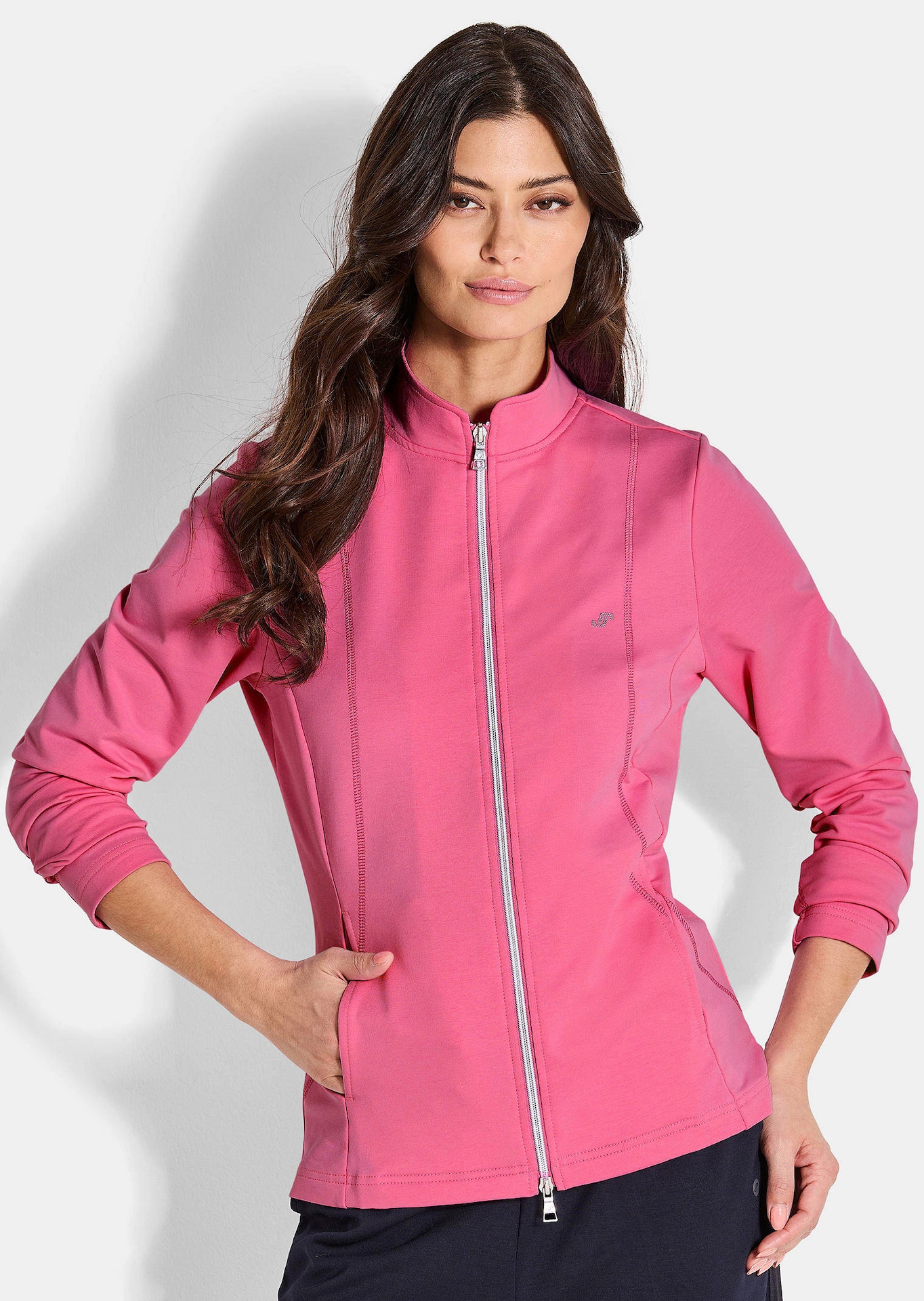 Tailored sweat jacket