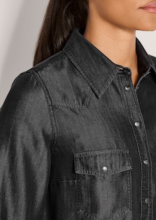 Blouse in denim look thumbnail 6