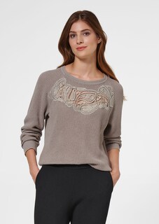 Pullover mit Paisley-Stickerei thumbnail 2