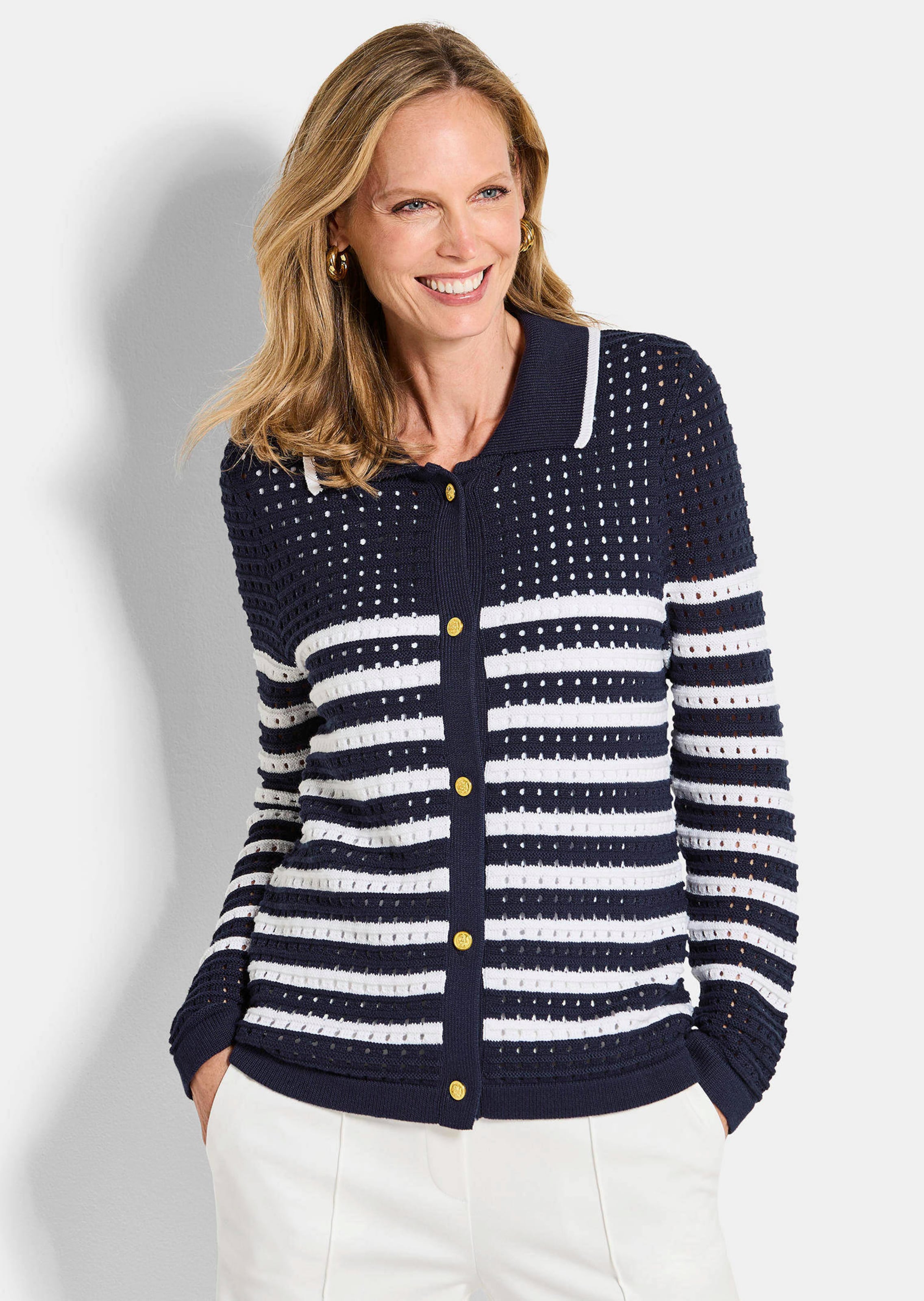 Tricot jasje met polokraag