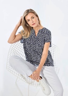 Bluse mit Tunika Ausschnitt thumbnail 5