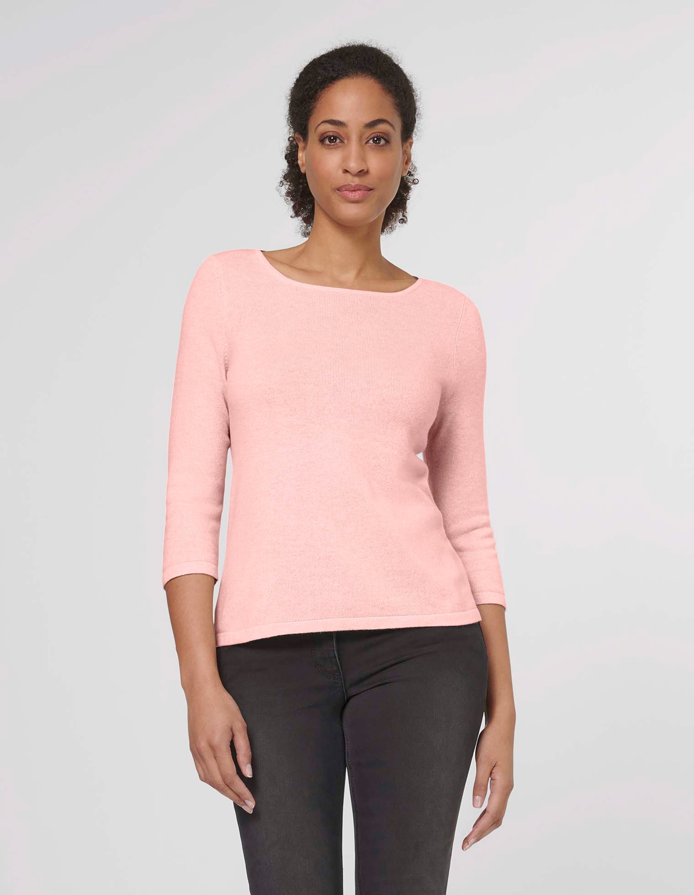 Pull en cachemire avec encolure bateau