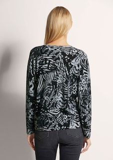 V-Pullover mit Unikat-Print thumbnail 4