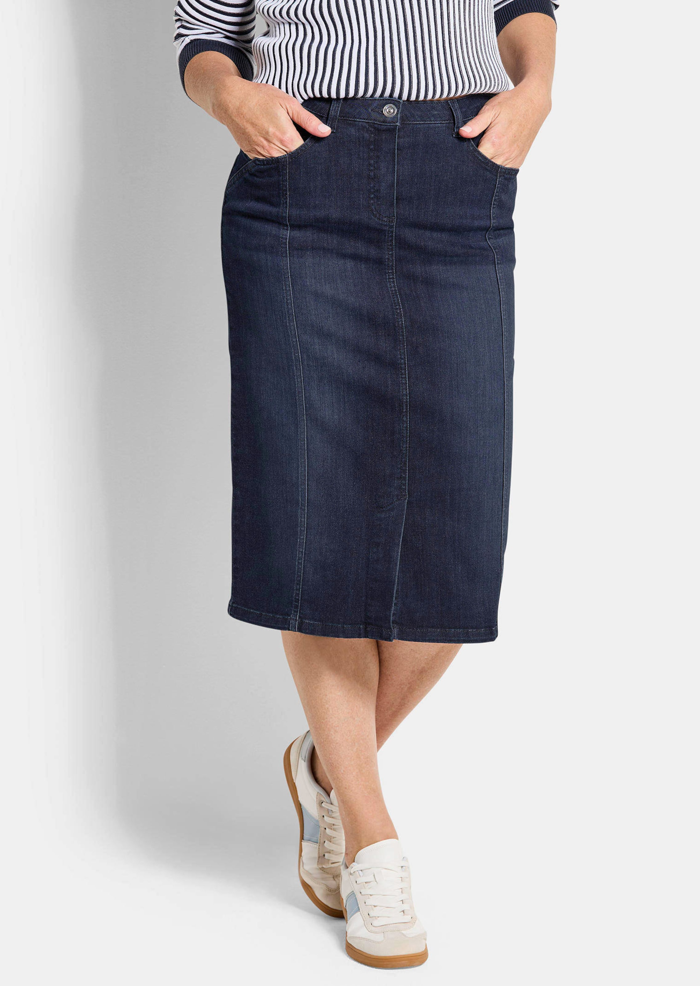 Jeansjupe im 5-Pocket-Stil