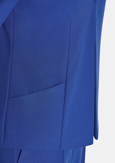Blazer sans col tailleur en viscose stretch thumbnail 5