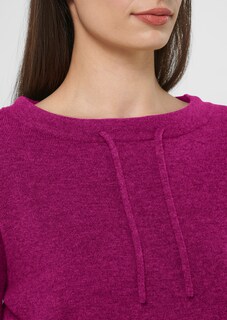 Pull à large encolure arrondie avec passant tunnel thumbnail 6