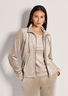 Sweatjacke in flauschiger Nicki-Qualität thumbnail 2