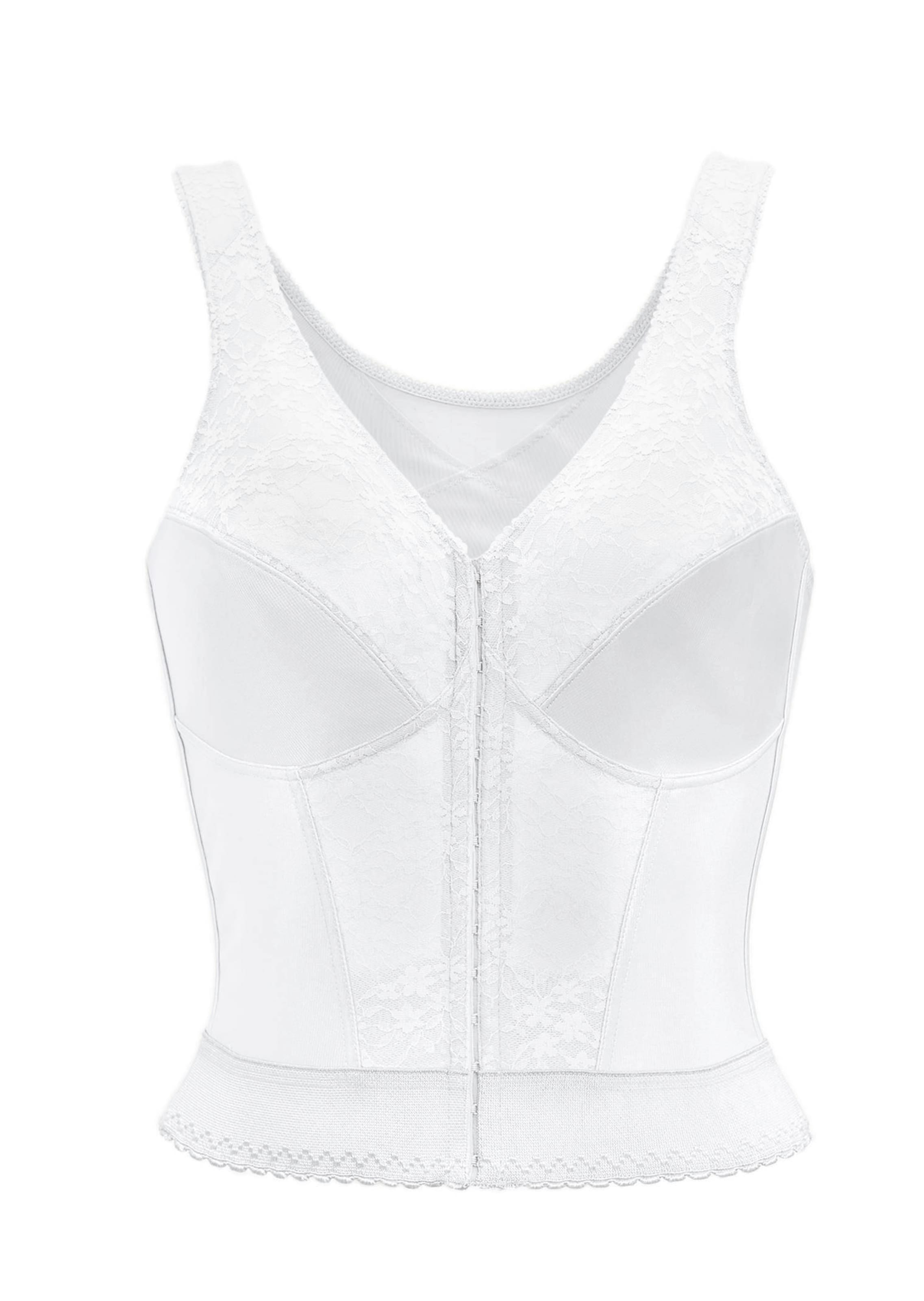 Bustier long avec fermeture à l'avant