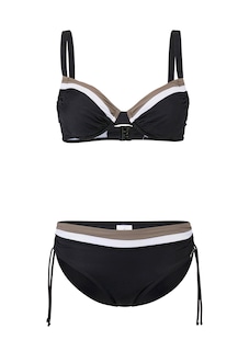Bikini à armatures avec rayures contrastantes thumbnail 4