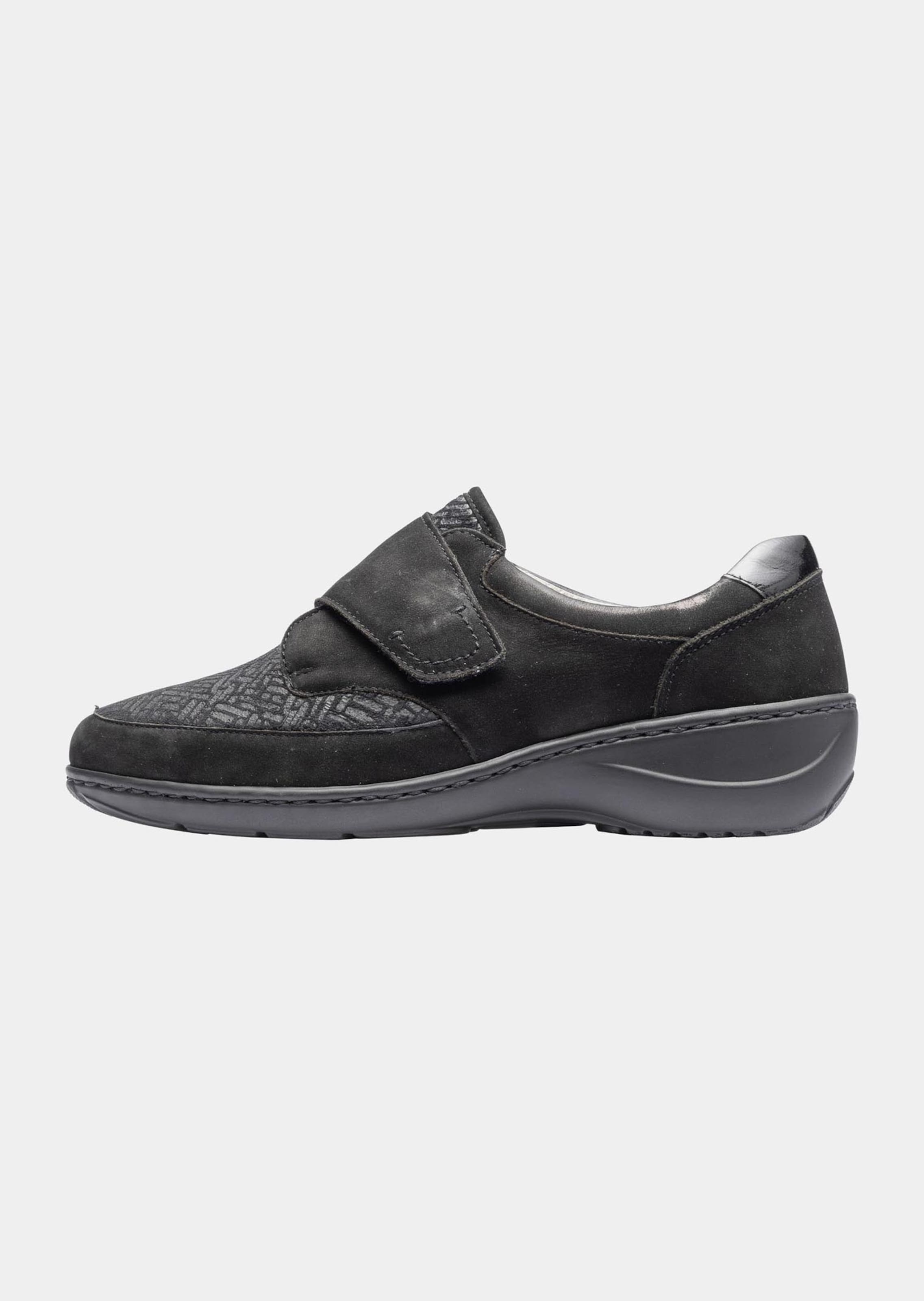 Halbschuhe mit breitem Klettverschluss