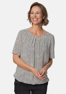 Farbbrillante Druckbluse mit liebevollen Details thumbnail 1