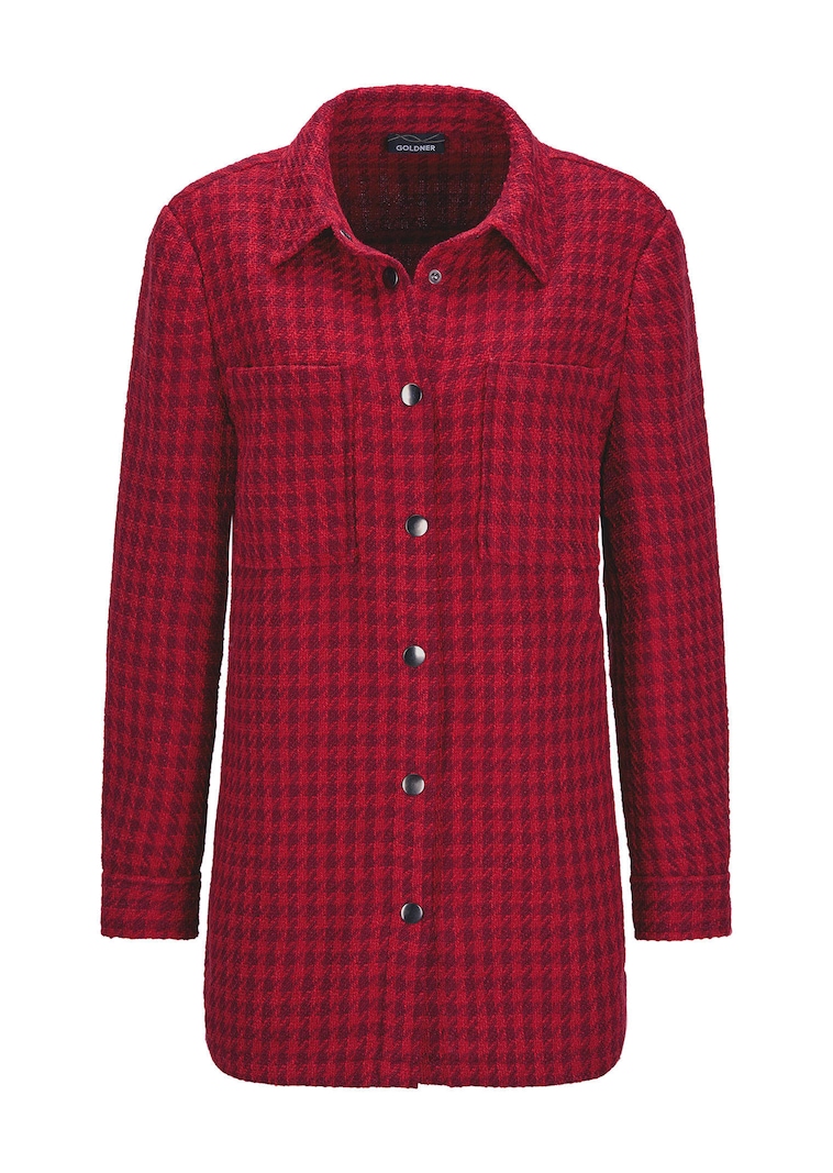Hemdjacke aus Bouclé