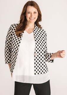 Blazer en jacquard structuré thumbnail 6
