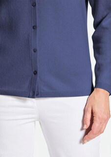 Kaschmirstrickjacke mit Rundhalsausschnitt thumbnail 5