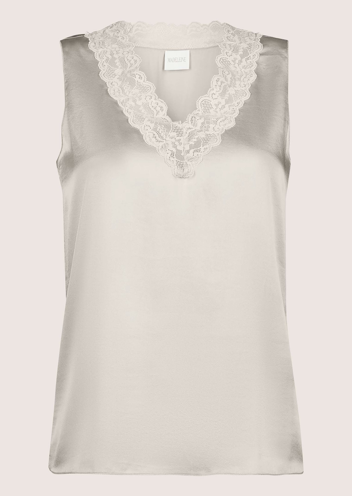 Stretch silk camisole top