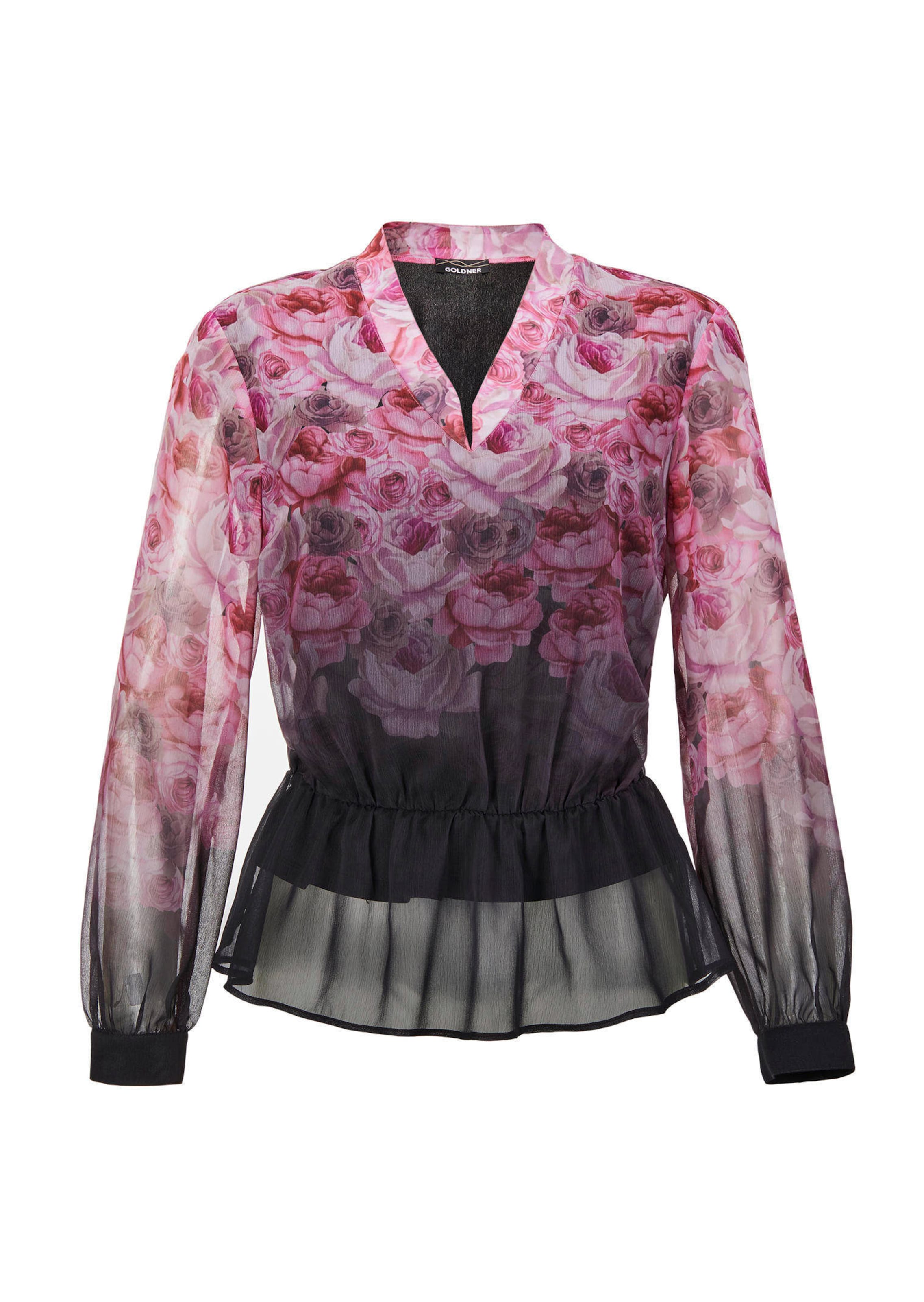 Elegante Druckbluse mit Schößchen