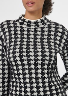 Stehkragen-Pullover mit Jacquard-Muster thumbnail 6