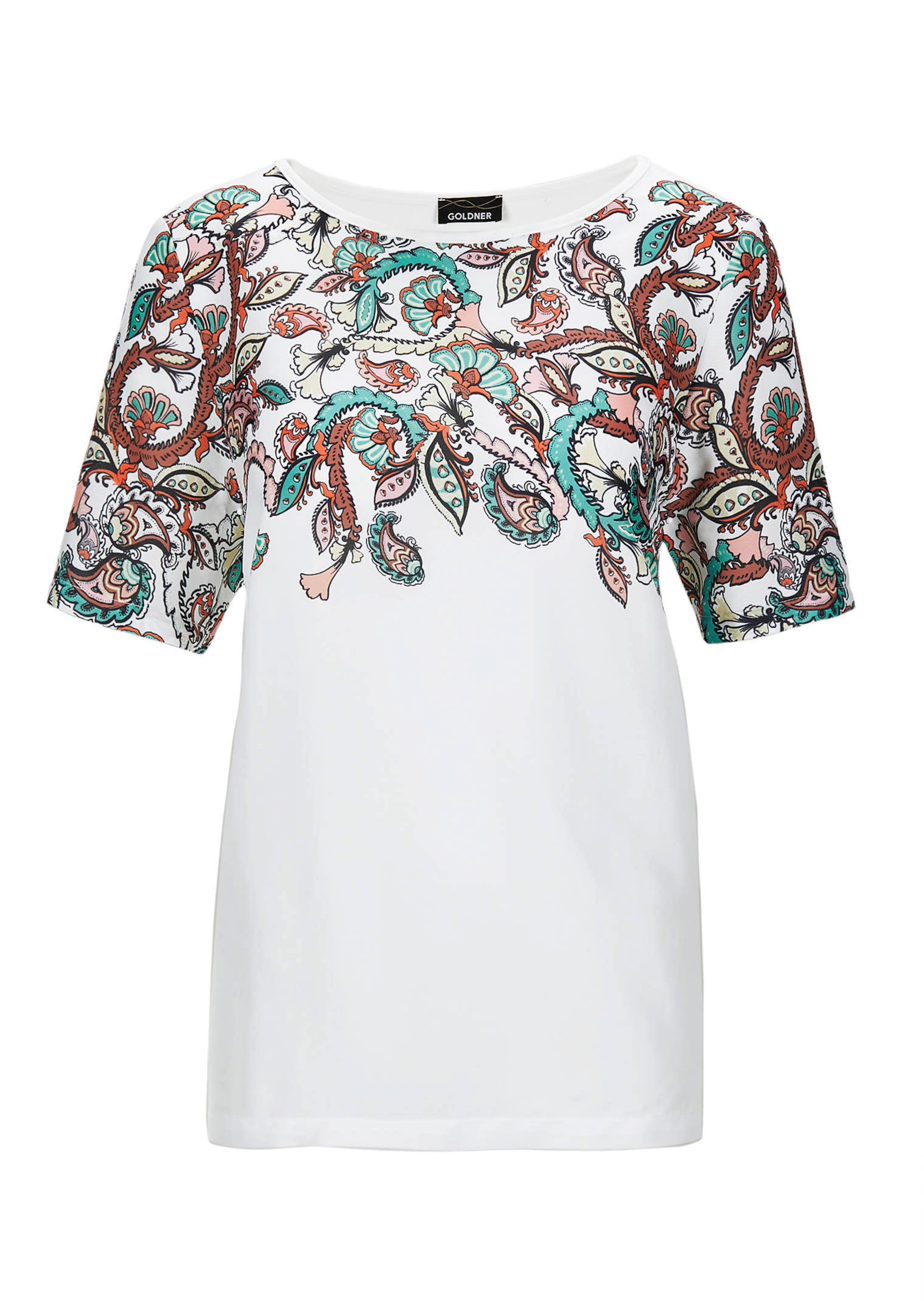 Blusenshirt mit platziertem Paisley-Muster
