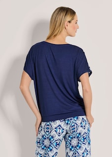 Lässiges Sommershirt im Material-Mix thumbnail 4