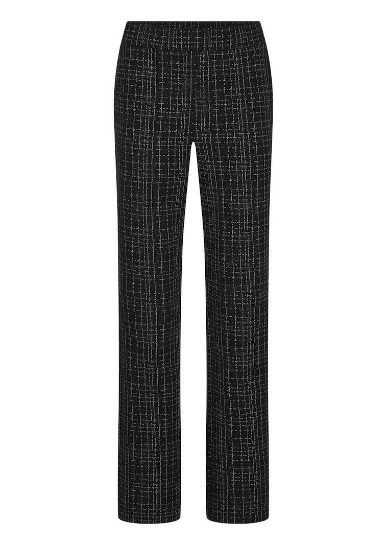Pantalon en jersey VERA, aspect tweed