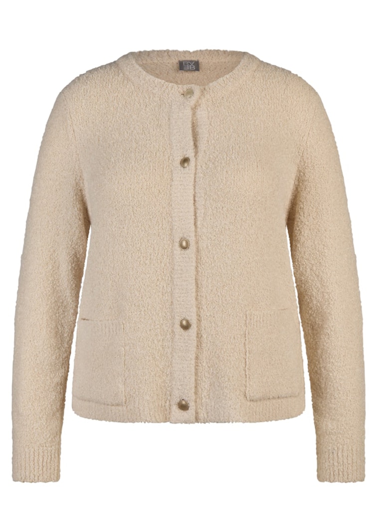 Strickjacke in Bouclé-Optik