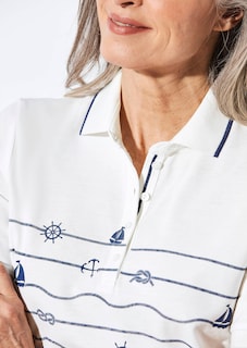 Poloshirt mit maritimem Druck thumbnail 5