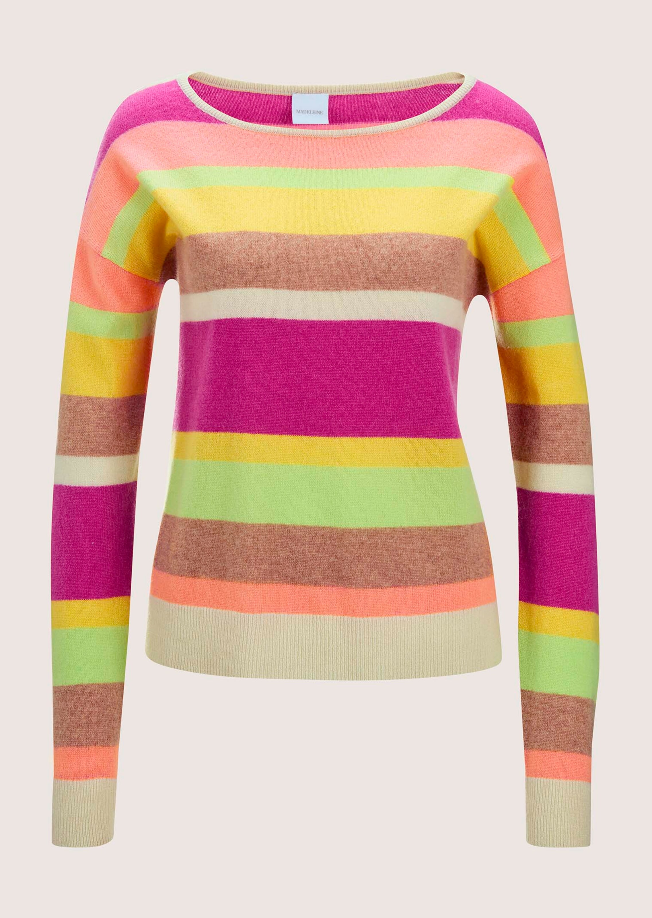 Kaschmir-Pullover mit Streifen thumbnail 7