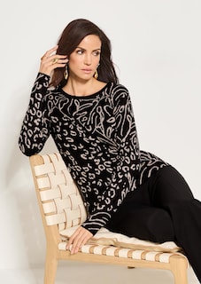 Feinstrickpullover im Mustermix thumbnail 1