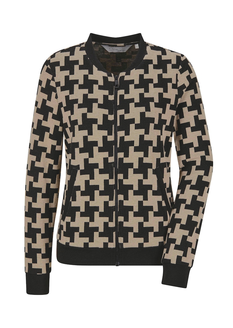Freizeitjacke in grafischem Print