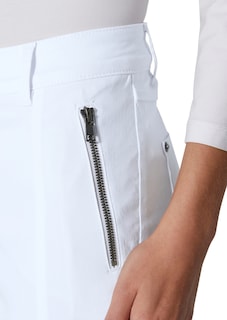Skinny fit trousers with zip pockets thumbnail 6