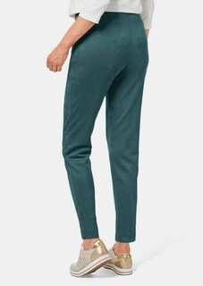 Moderne Leggings in trendigem Velourslederimitat thumbnail 3