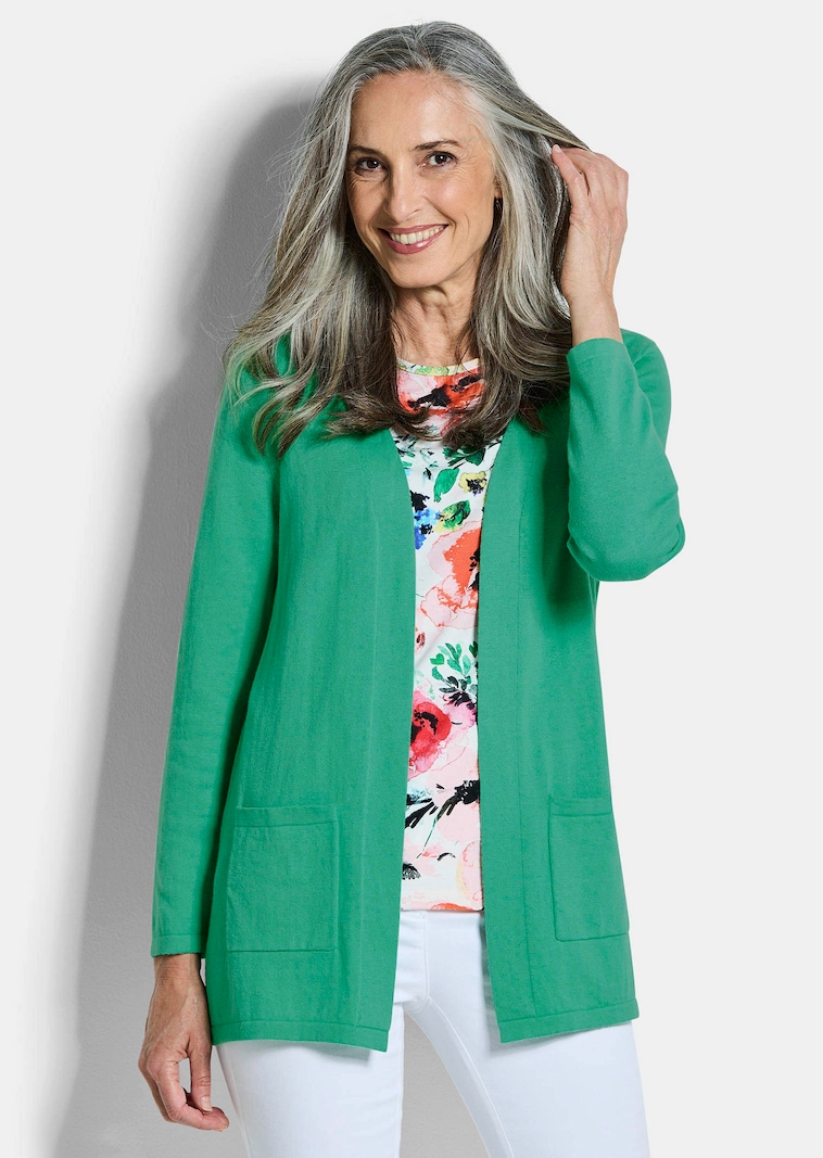 Verschlussloser Cardigan aus COTTAMIRA