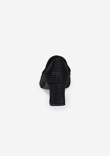 Block-heel leather court shoes thumbnail 2