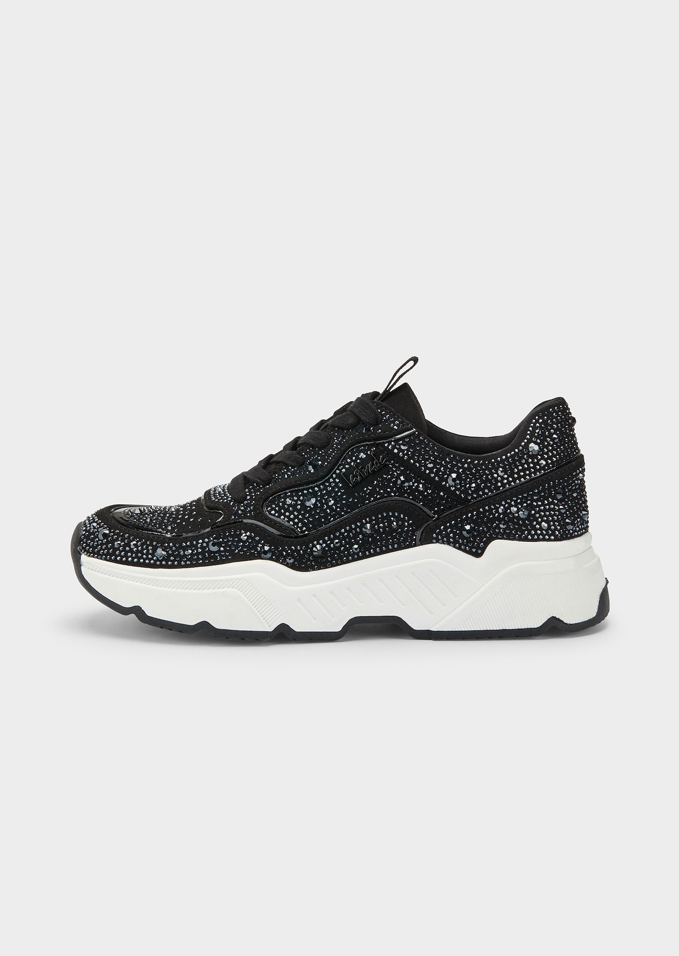 Sneaker mit Schmucksteinen