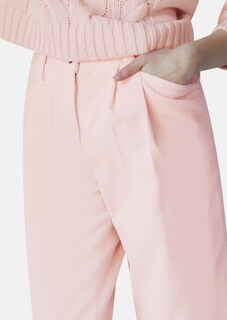 Pantalon en velours côtelé avec pinces thumbnail 6