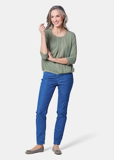 Verzorgd shirt in elegante blouselook thumbnail 2